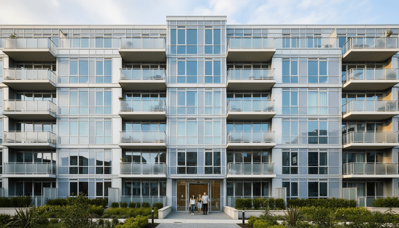 Completed residential apartment complex in Cluj-Napoca